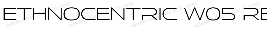 Ethnocentric W05 Regular字体转换